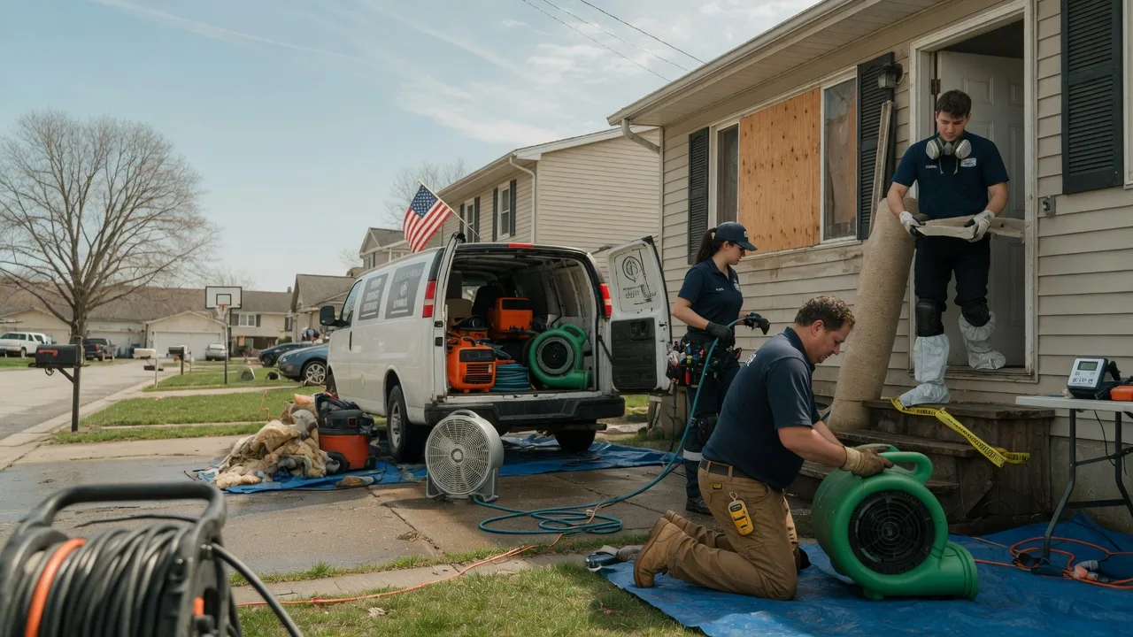 Water Damage Restoration in Grantville, KS near me